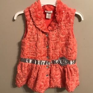 Fluffy vest
